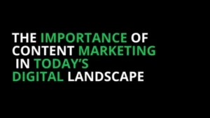 Importance of content marketing in business growth – infographic highlighting key strategies and benefits